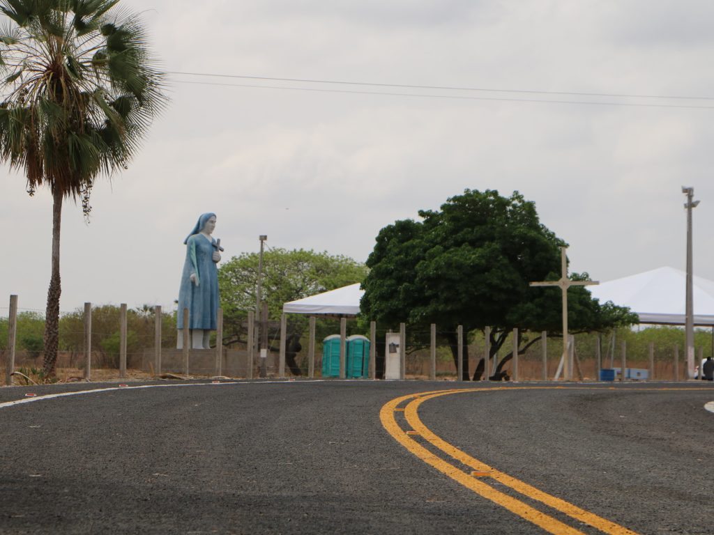 Nova estrada para Santuario Irma Lindalva e inaugurada em Assu