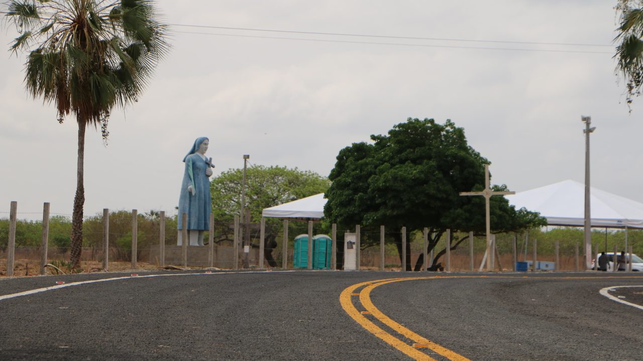 Nova estrada para Santuario Irma Lindalva e inaugurada em Assu