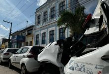 Novo prefeito de Canguaretama faz desfile de carros e expoe frota sucateada herdada da gestao anterior