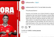 Torcida do América-RN exige saída de Ricardo Bueno após histórico de lesões