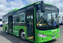 Trampolim da Vitória testa ônibus elétrico com wi-fi e ar-condicionado na Grande Natal