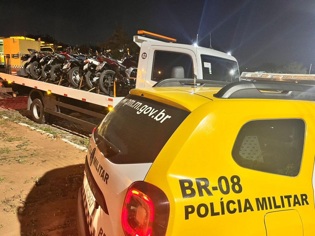 Operação Sossego em Natal resulta em apreensão de motos e prisões