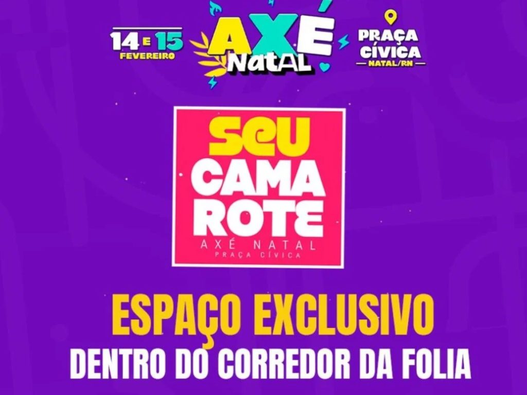 Axé Natal 2025: camarote exclusivo oferece visão privilegiada e shows de É o Tchan e Olodum