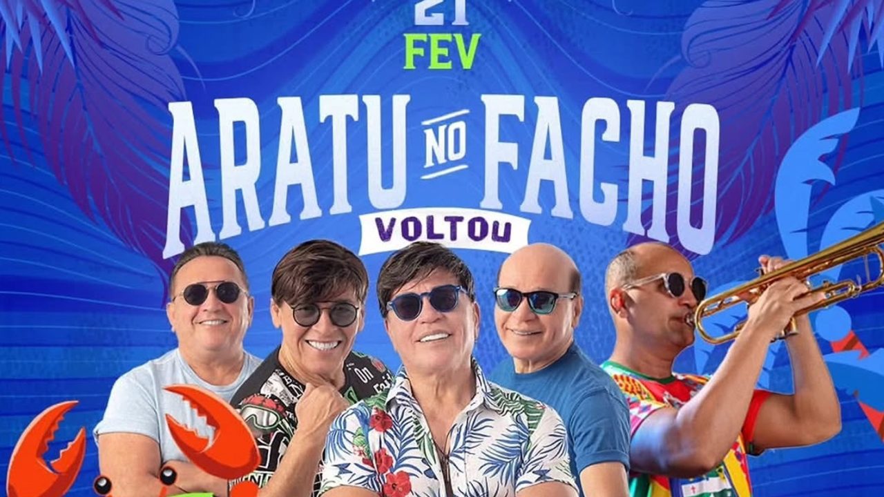 Bloco Aratu no Facho retorna à praia de Tabatinga com show da Banda Grafith