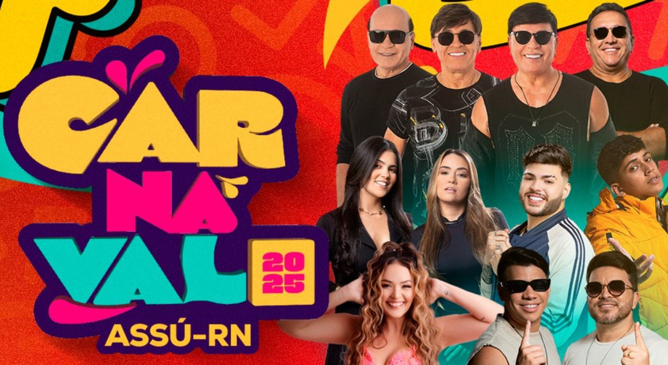 Carnaval de Assú 2025 terá Banda Grafith, Kadu Martins e Léo Foguete