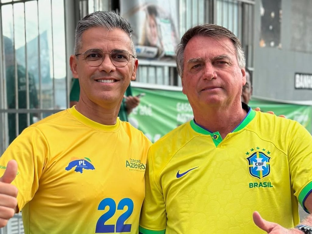 Coronel Azevedo encontra Bolsonaro e anuncia título de cidadania do RN