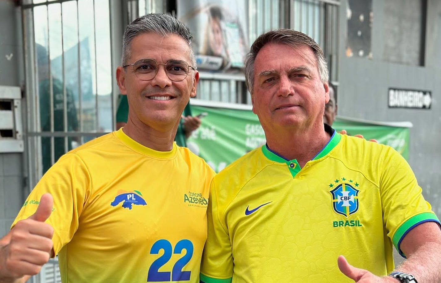 Coronel Azevedo encontra Bolsonaro e anuncia título de cidadania do RN