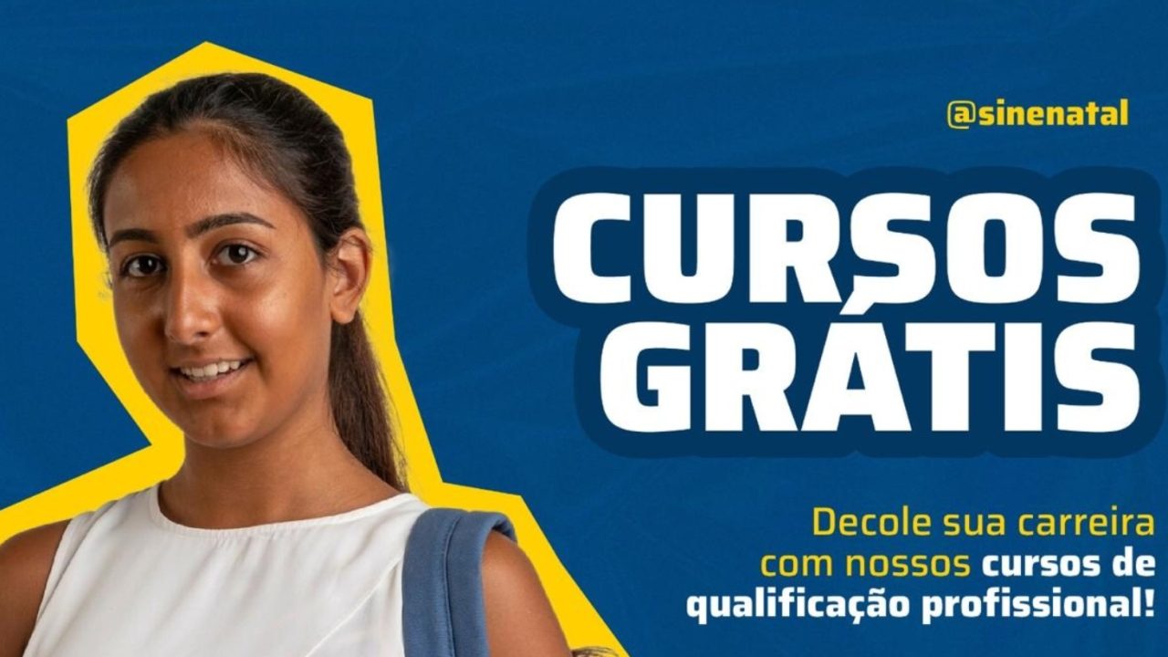 Natal oferece 220 vagas em cursos de qualificação profissional; inscrições abertas