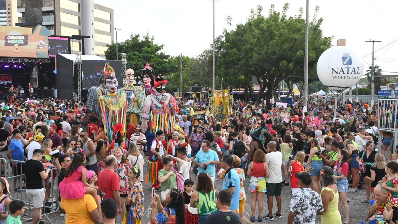 Confira a programação do carnaval em todos os "palcos" de Natal