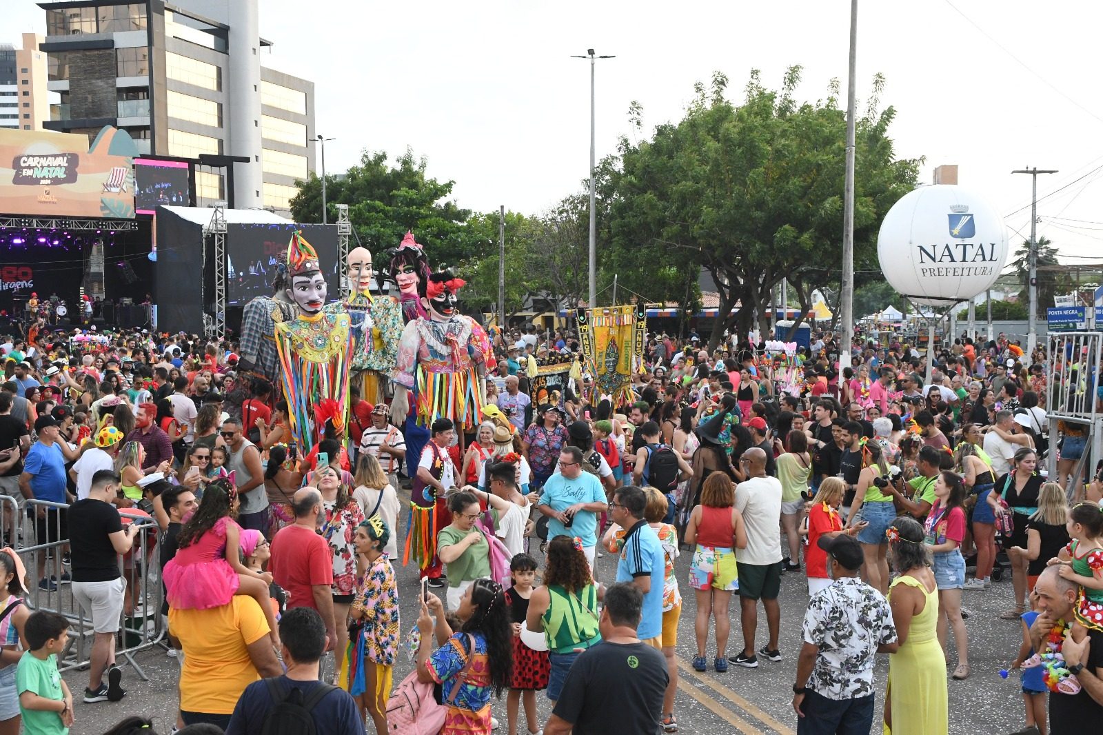 Confira a programação do carnaval em todos os "palcos" de Natal