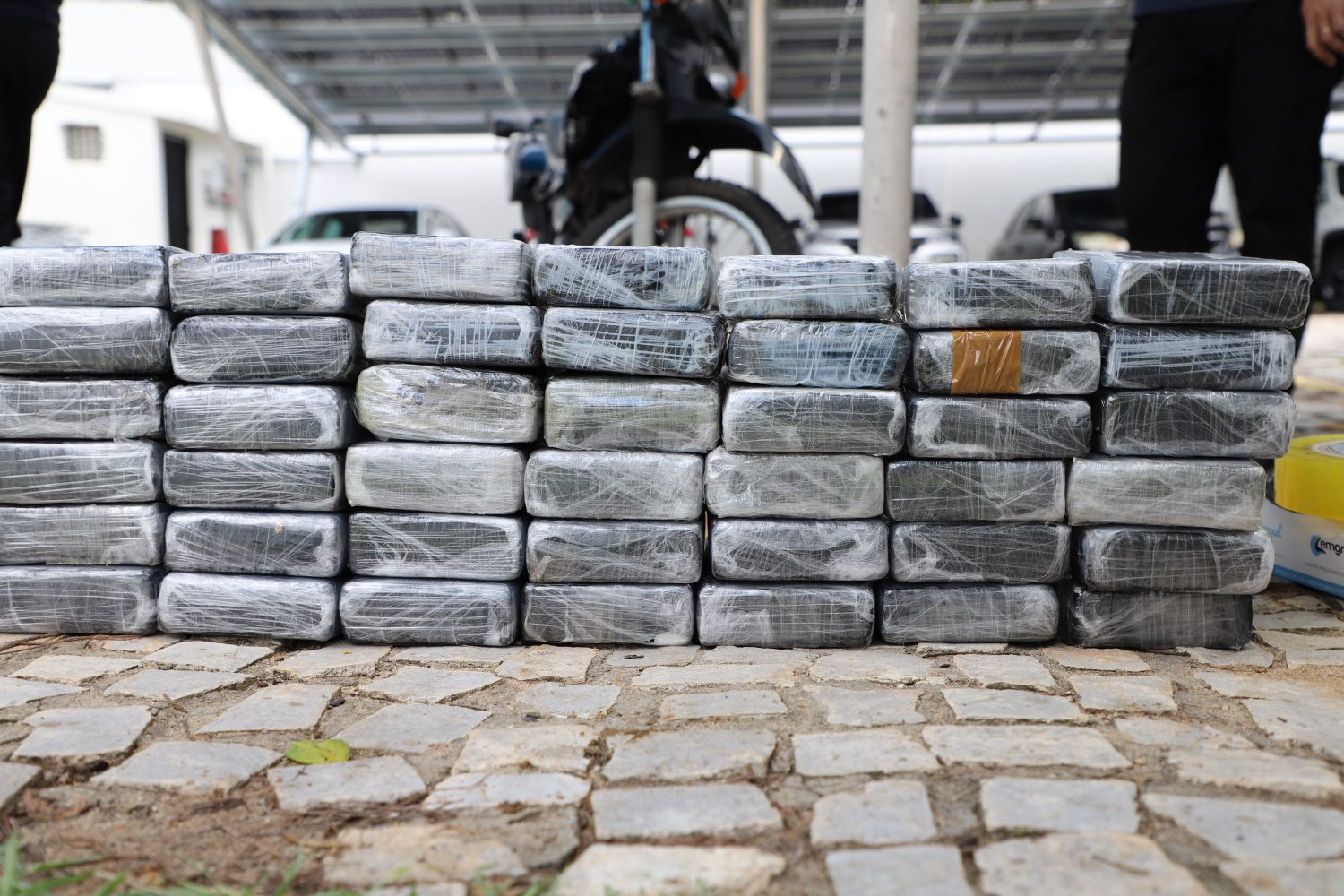 Operação da PF e Receita Federal descobre 384 kg de cocaína em carga destinada à Europa