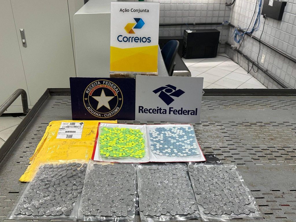 Receita Federal apreende R$ 100 mil em ecstasy nos Correios de Natal