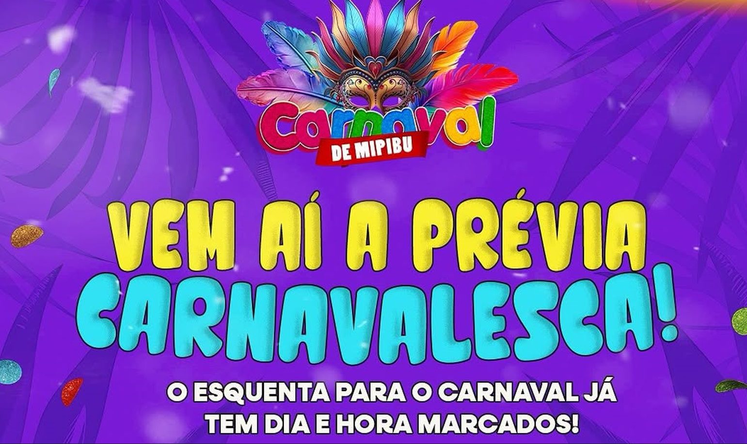 São José de Mipibu se prepara para as prévias de Carnaval 2025 no centro da cidade