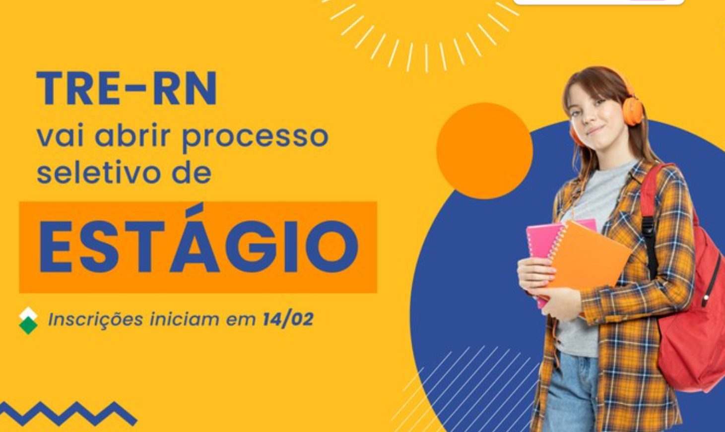 TRE-RN abre vagas de estágio com bolsas de até R$ 1.980; veja como participar