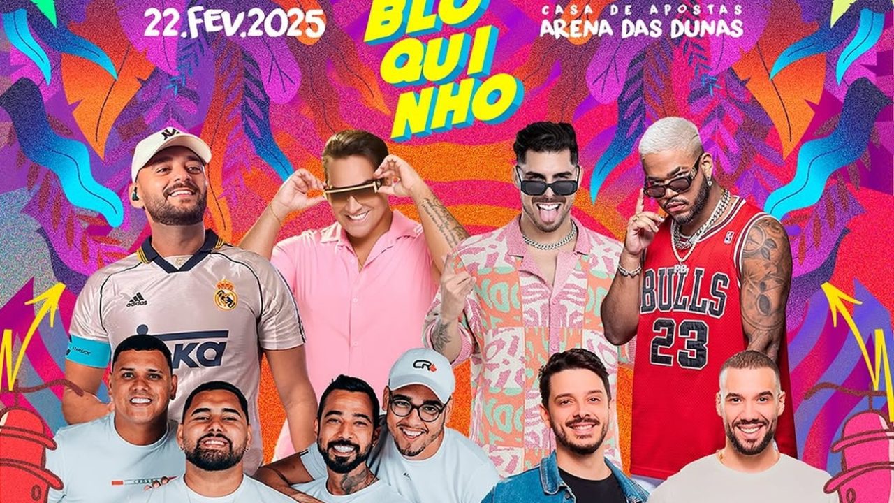 Arena das Dunas recebe o Vem pro Bloquinho neste sábado; confira programação