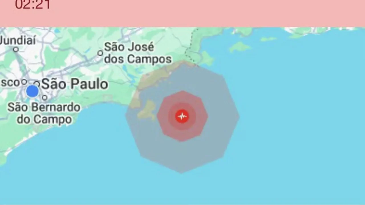 alerta terremoto sao paulo e rj google