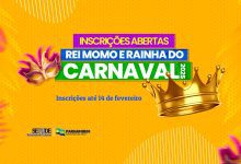 Carnaval 2025 em Parnamirim: inscrições abertas para concurso de Rei e Rainha