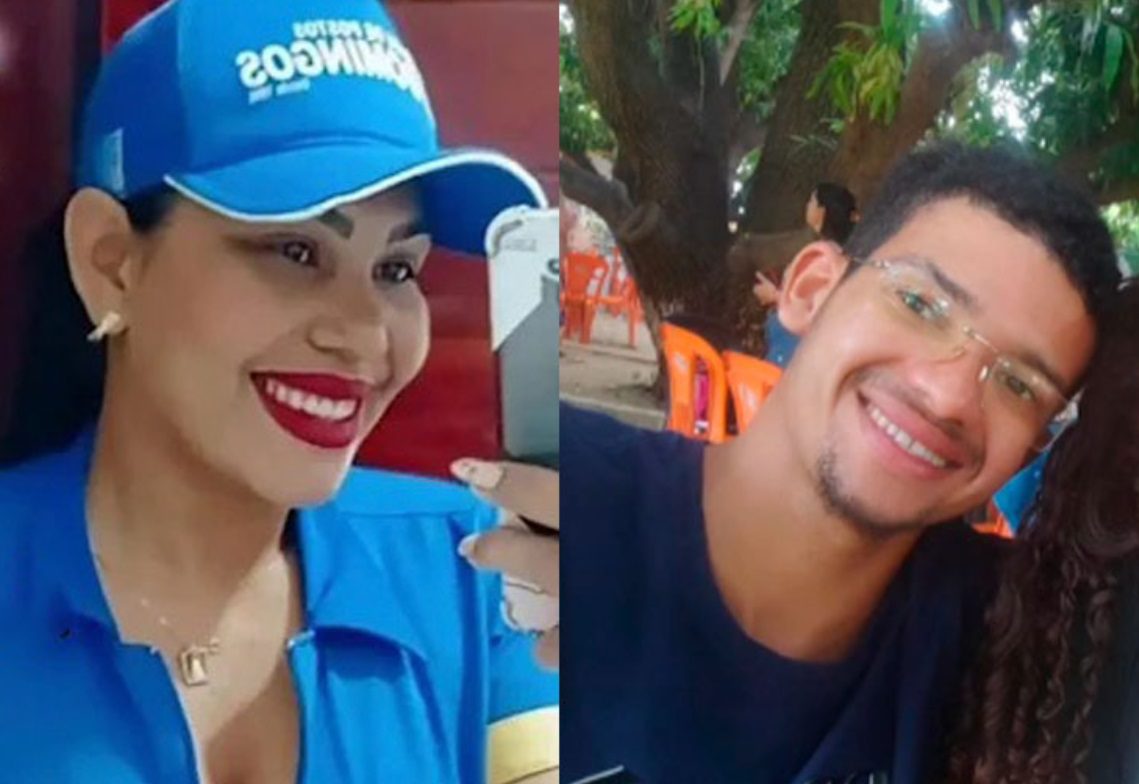 As vítimas foram identificadas como Rafael Soares Fonseca e Rafaela Priscila da Silva