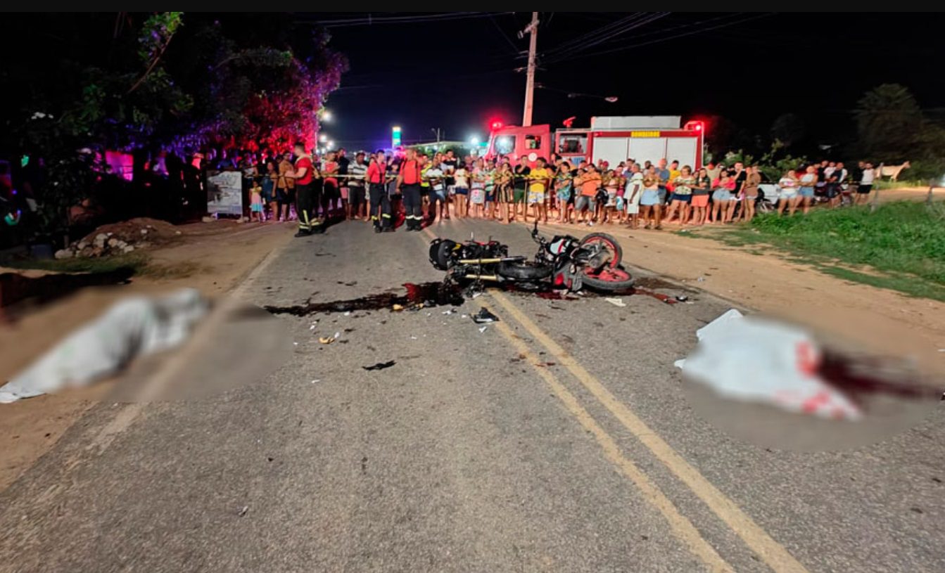 Colisão frontal entre motocicletas resulta em duas mortes na cidade de Assú