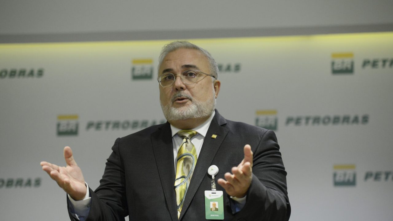 O presidente da Petrobras, Jean Paul Prates faz primeira coletiv