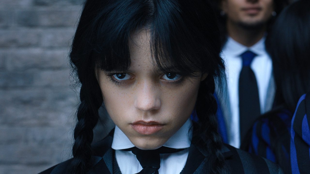 Jenna Ortega em Wandinha