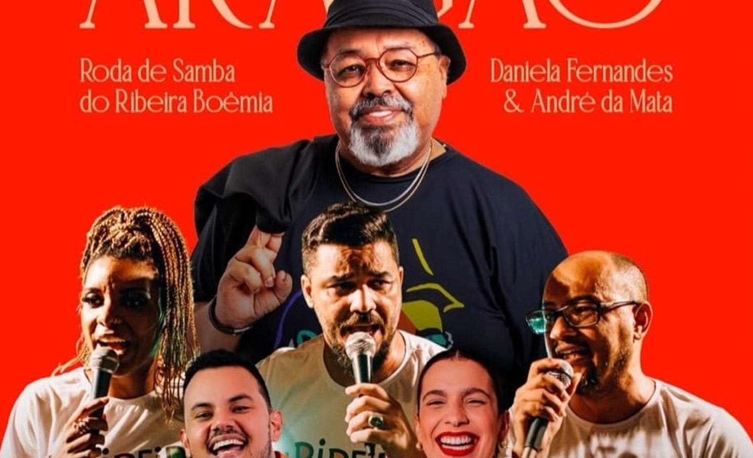 Jorge Aragão e Roda de Samba Ribeira Boêmia se apresentam no Teatro Riachuelo