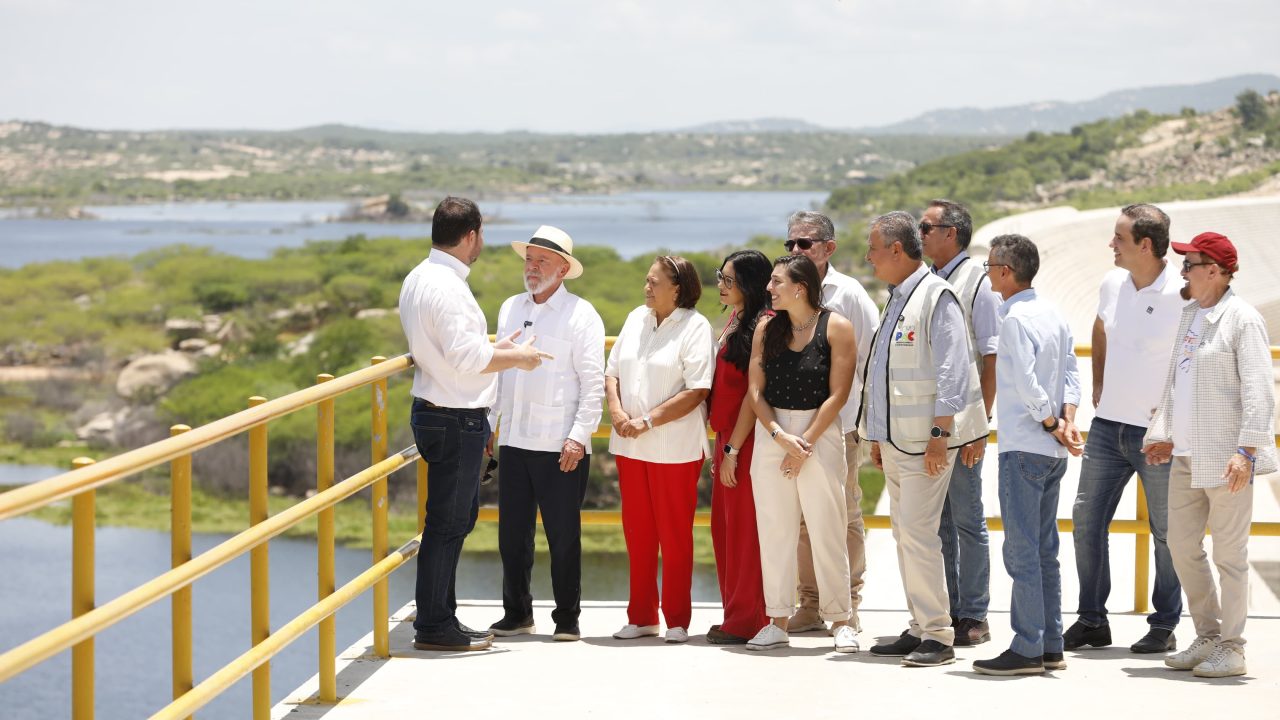 Lula e Fátima inauguram Barragem Oiticica e reforçam segurança hídrica no RN