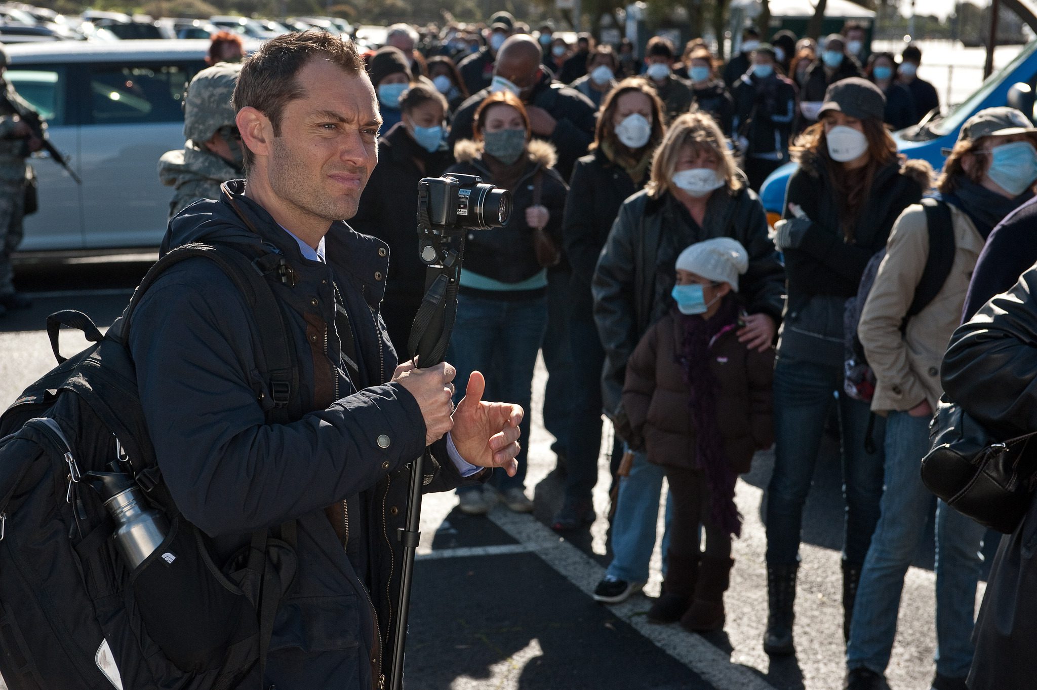 Jude Law em 'Contágio'