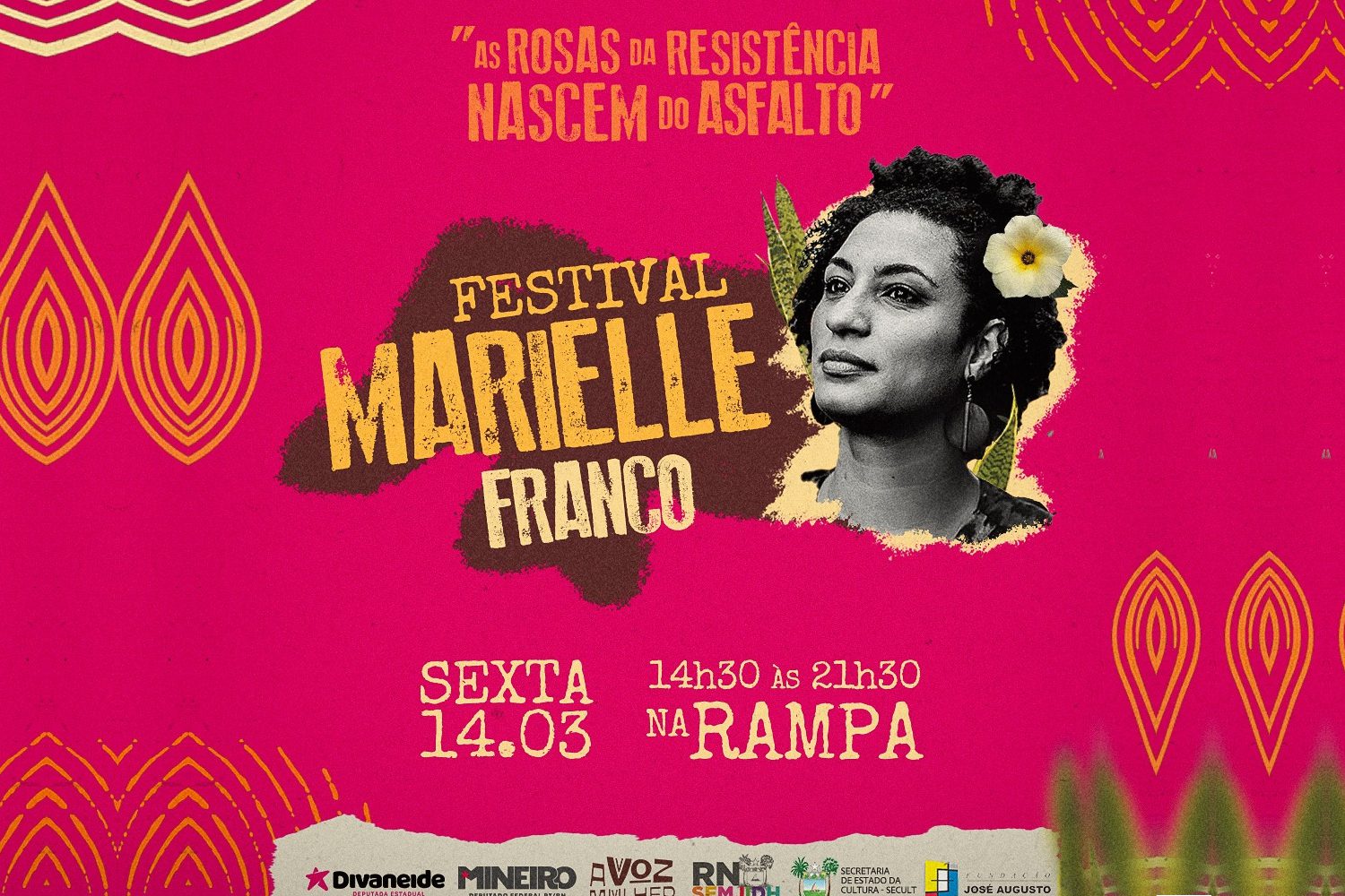 Natal celebra legado de Marielle Franco com festival no Complexo Cultural Rampa