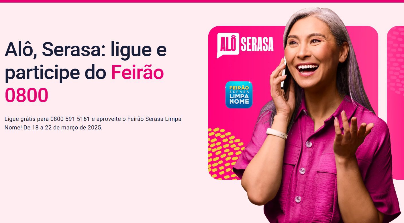 Serasa lança 'Alô Serasa' para renegociação de dívidas por telefone