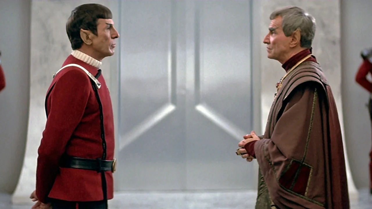 Spock and Sarek Federation council