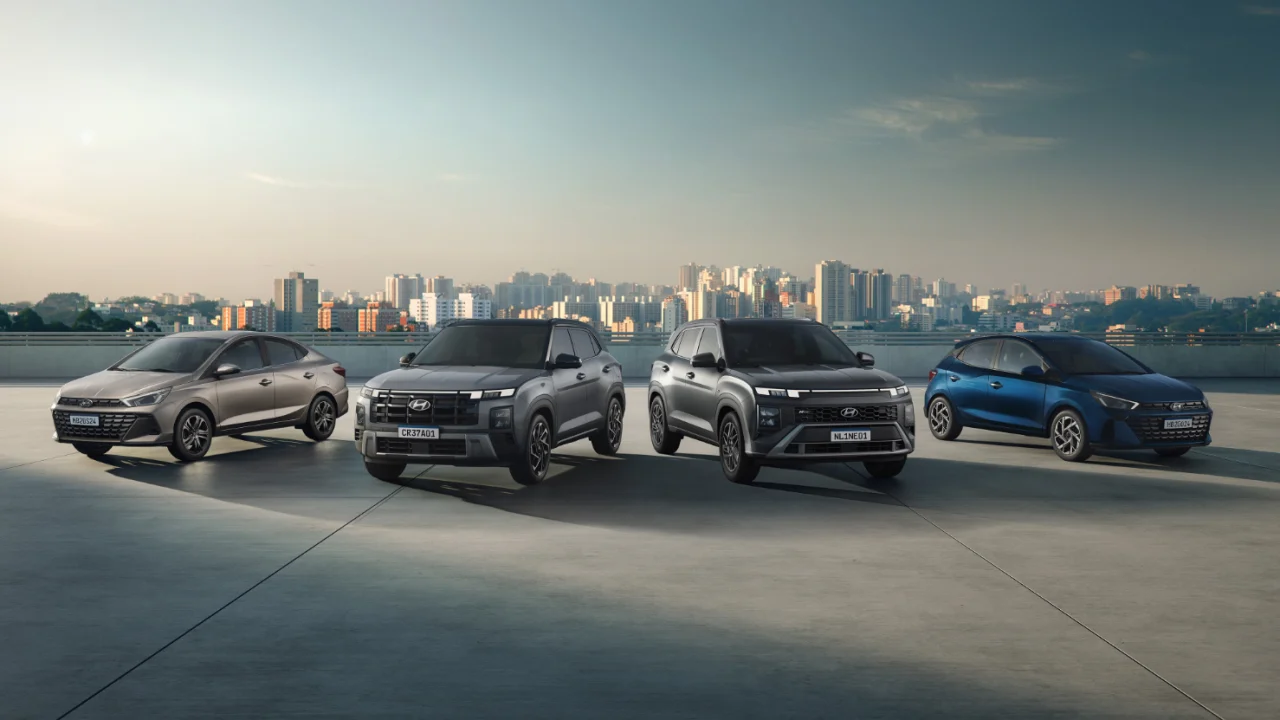 HB20 e CRETA ganham conectividade Bluelink em todas as configurações da linha 2025 e 2026
