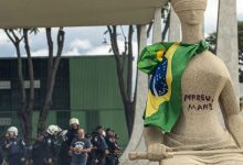 STF tem maioria para condenar mulher que pichou estátua no 8/1